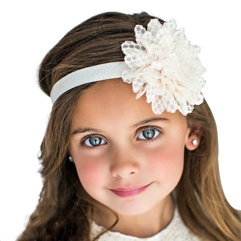 

TWDVS Fashion Flower Headband Girls Hair Bands Elastic Hair Accessories For Girls H098