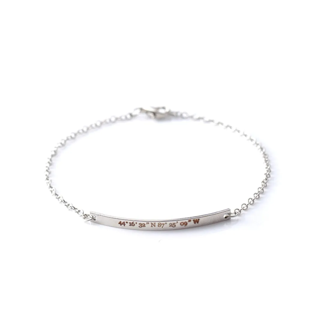 Charms Unisex Personalized Custom Engraved Metal Bracelet Romantic Elegant Popular Trendy Bangle Shellhard Jewelry Birthday Gift