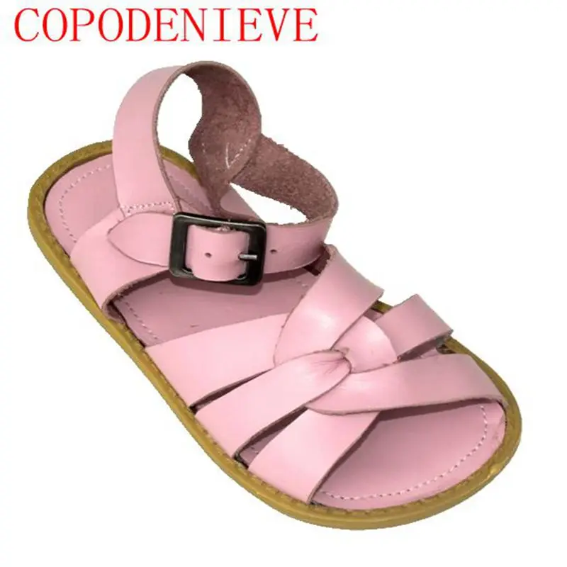 COPODENIEVE Kids shoes boys style sandals baby shoes casual sandals anti-slip hollow air sport children sandals boys sandals  (16)