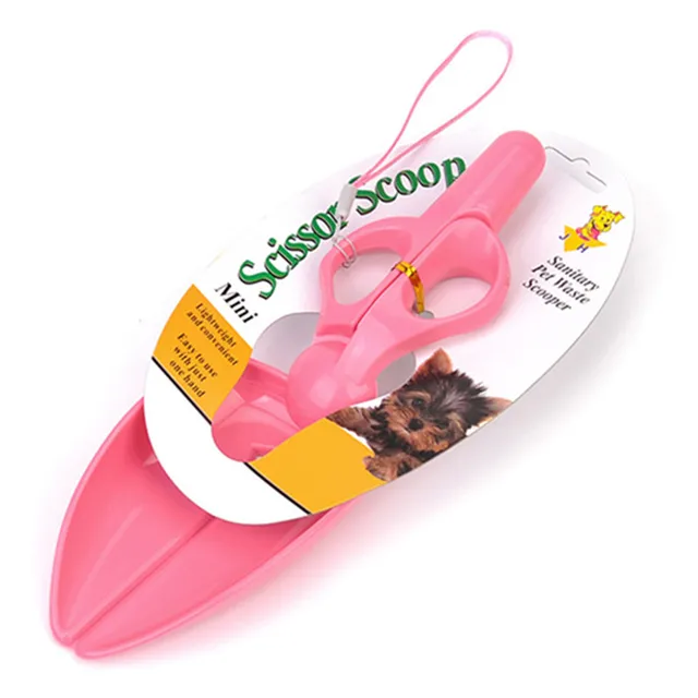 Pet Pooper Scooper Long Handle Jaw Poop Scissor Scoop Clean Pick Up