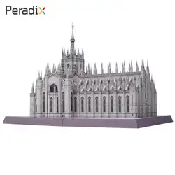 2018 высокопроизводительный DIY церкви головоломки подарок 3D Архитектура модель Миланский собор украсить Веселые развлечения