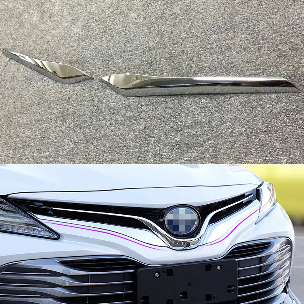 front bumper Grill Cover Trim For 2018 Toyota Camry Front intermediate Grille