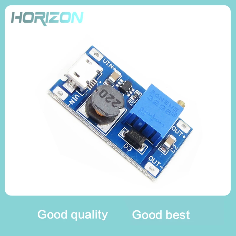 

3pcs DC-DC 2V-24V to 5/9/12/28V Boost Step-Up Power Module Micro USB Input 2A Voltage Converter