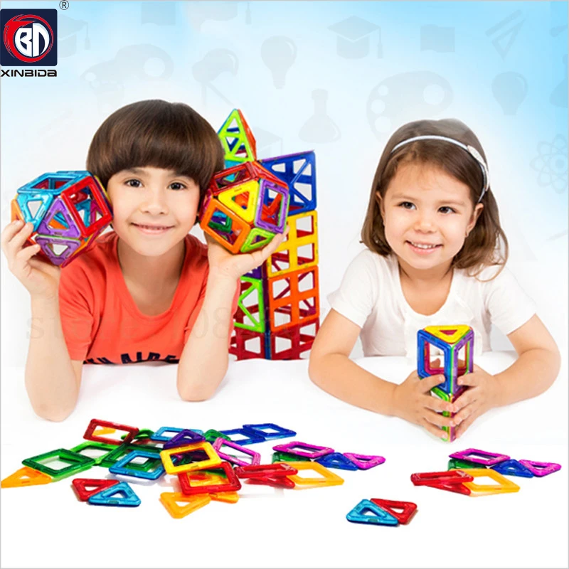 

80PCS Building Blocks Magnetic construction magnetic Toys For Kids model build kits Magnetic Building Blocks24