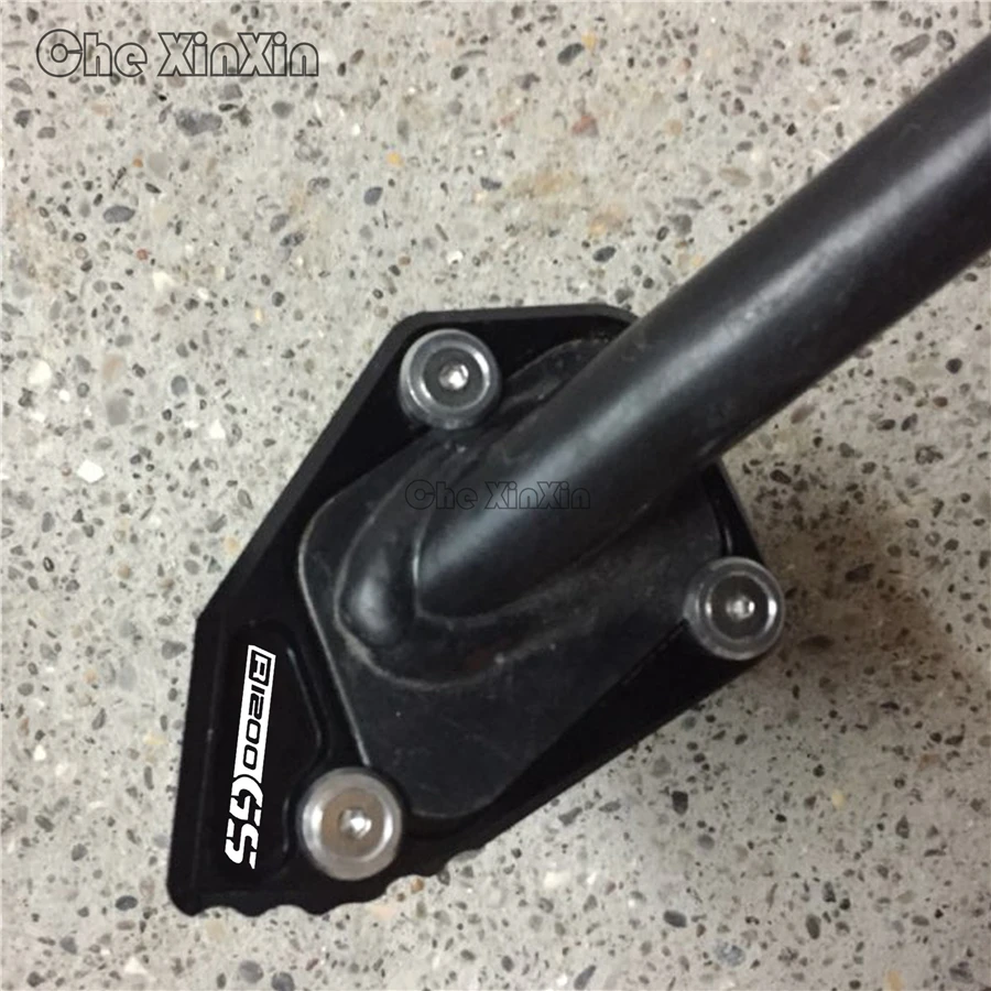 

For BMW R 1200 GS 2007-2012 R 1200 ADV 2008 2009 2010 2011 2012 Motorcycle CNC Aluminum Side Stand Enlarge Kickstand parts
