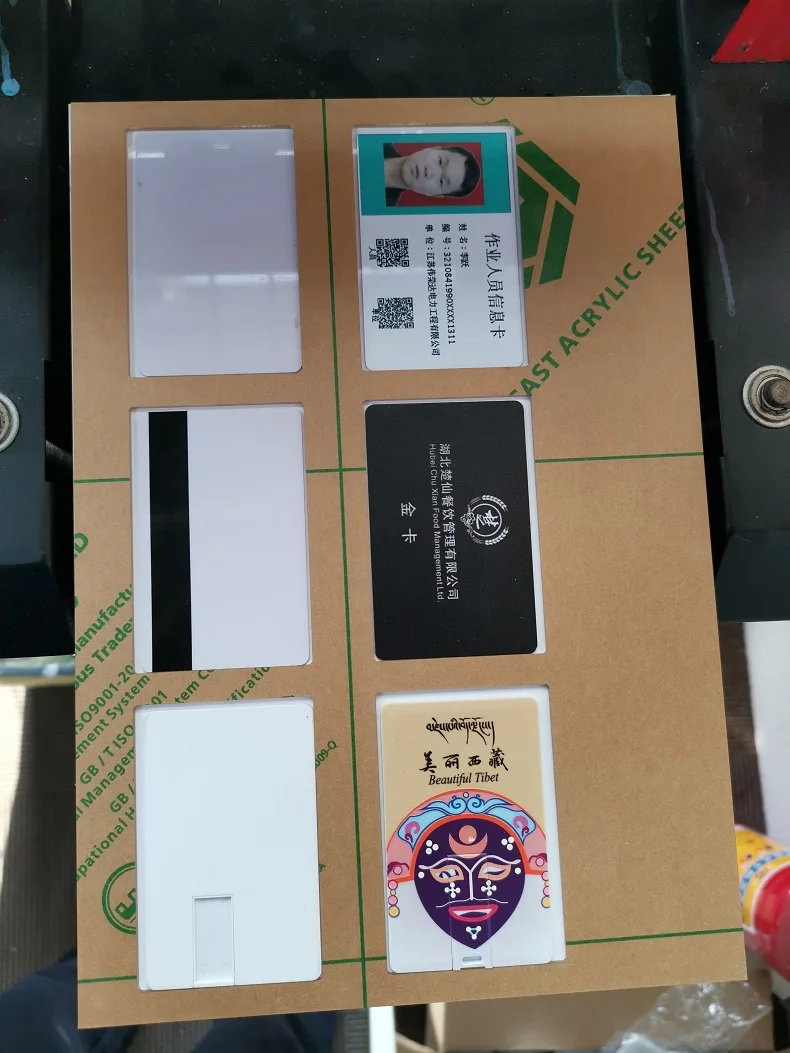 PVC card jig