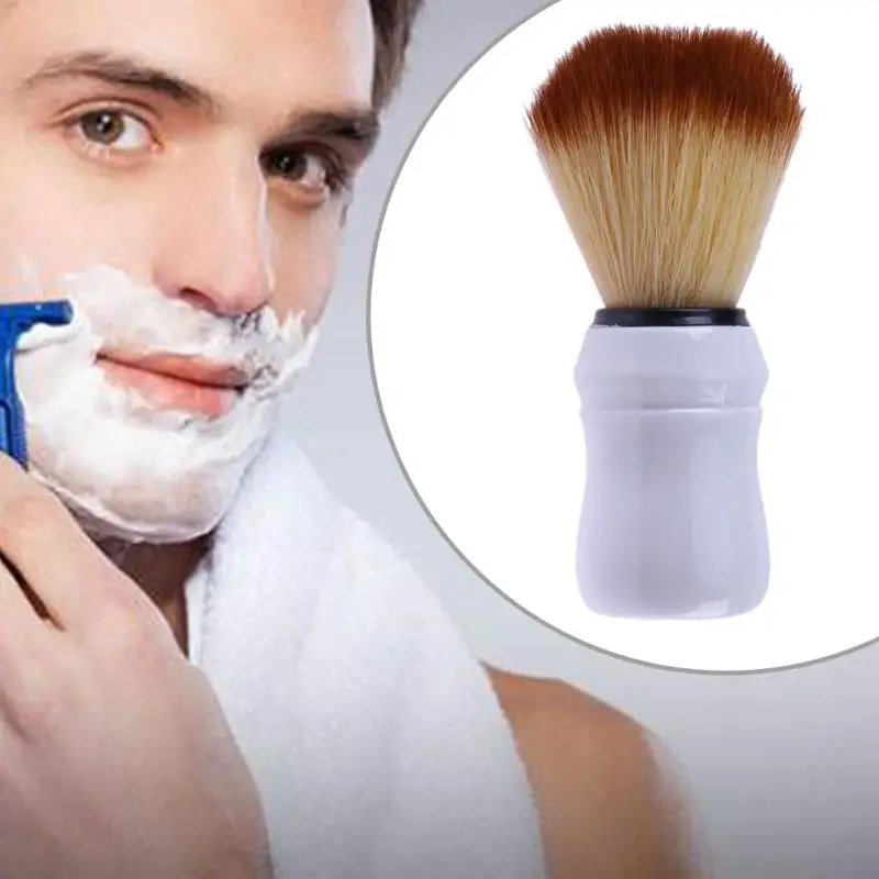 Men Facial Beard Cleaning Hair Shaving Brush Barber Salon Shaving Brush