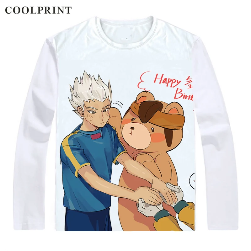 Футболка Coolprint Gouenji Shuuya футболка Inazuma Raimon Eleven Япония Мужская Повседневная