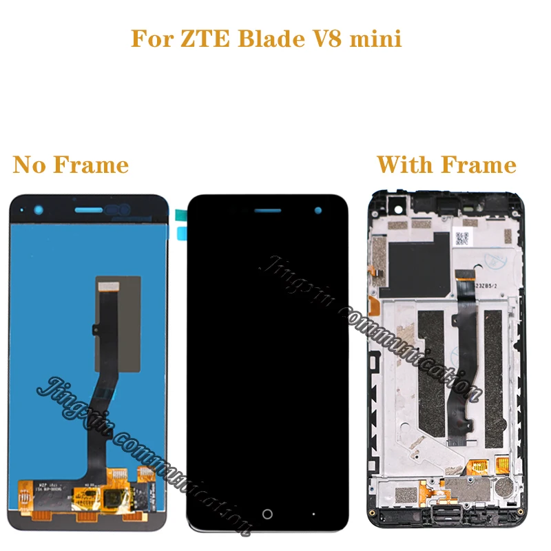 

for ZTE Blade V8 mini full LCD display + touch digitizer for zte V8mini screen components communication accessories +tools