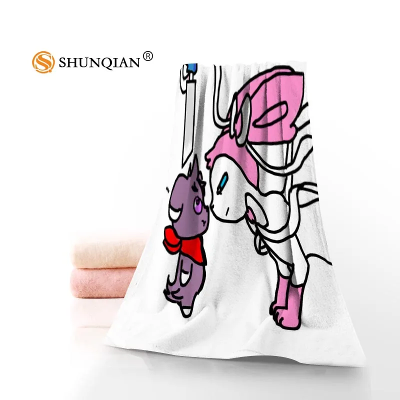 Пользовательский Sylveon полотенце с принтом хлопок лицо/банные полотенца из микрофибры Ткань для детей Мужчины Женщины полотенце для душа s - Цвет: Towel
