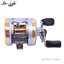 3 Bearings Hot Sale Drum Wheel Bait Casting Fishing Reel High-Strength Aluminum Alloy Ratio 5.5:1 For Casting Jigging Reels