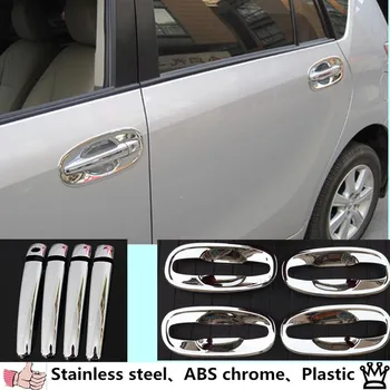 

car ABS Chrome handle and bowl styling Car door Cover hoods for Toyota VERSO EZ 2010 2011 2012 2013 2014 2015 2016