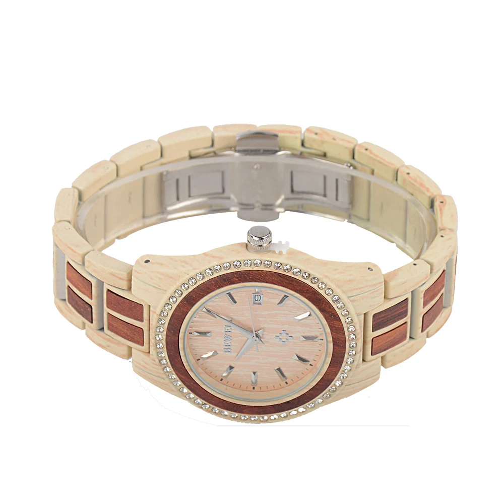 BEWELL WOODEN WATCH