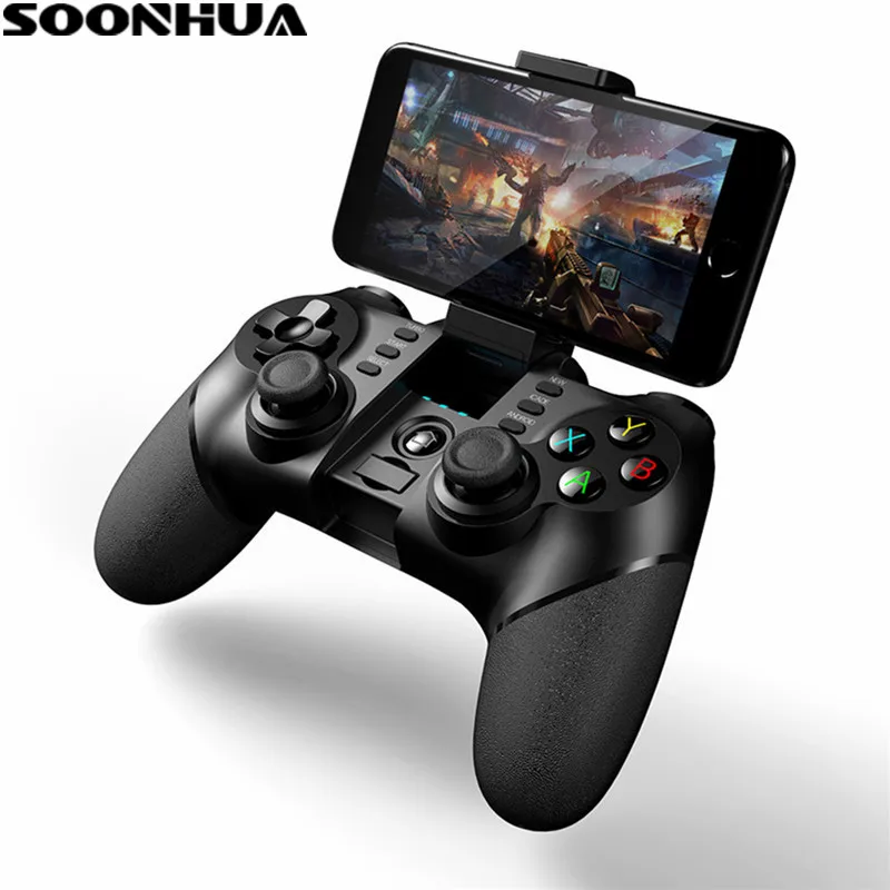 Wireless Bluetooth Game Controller for iPhone Android Phone Tablet PC Gaming Red