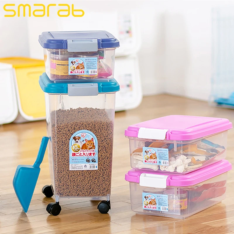 5/10KG Pet Food Storage Cat Dog Food Moisture Storage Grain Barrels