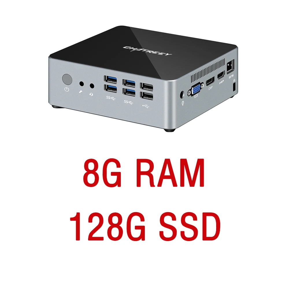 Chatreey мини ПК i5 7200u i7 4500u DP VGA HDMI 4k@ 60 Гц тройной дисплей windows linux legacy HTPC компьютер - Цвет: Красный