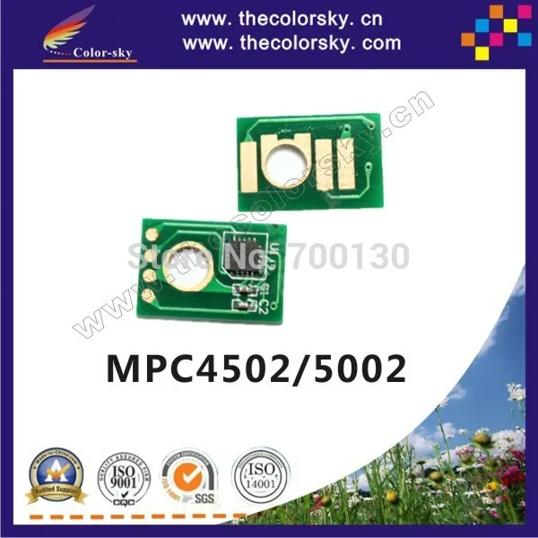 

(TY-RC4503) toner cartridge reset chip for RICOH MPC4502 MPC5002 MP C4502 C5002 MPC 4502 5002 4504 6004 kcmy 31K/22.5K pages