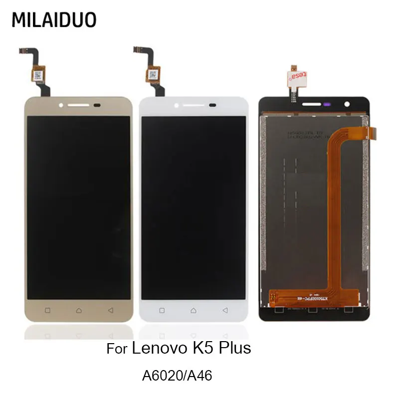 

LCD Display For Lenovo Vibe K5 Plus A6000-A46 A6020a46 Touch Screen Digitizer Assembly Replacement No/with Frame Best Quality