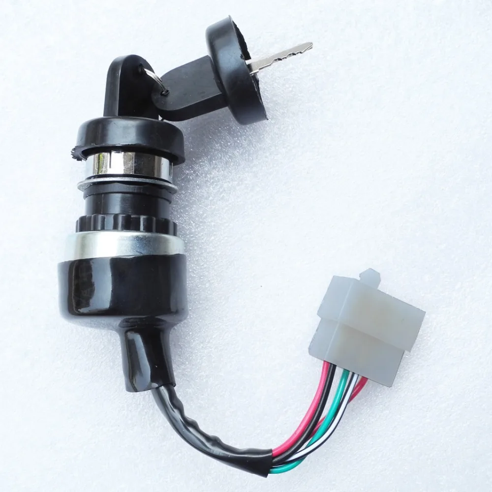 5 проводной ключ зажигания для go kart utv dune buggy Jeep Willy 50cc 90cc 110cc 125cc 150cc|ignition key switch|key