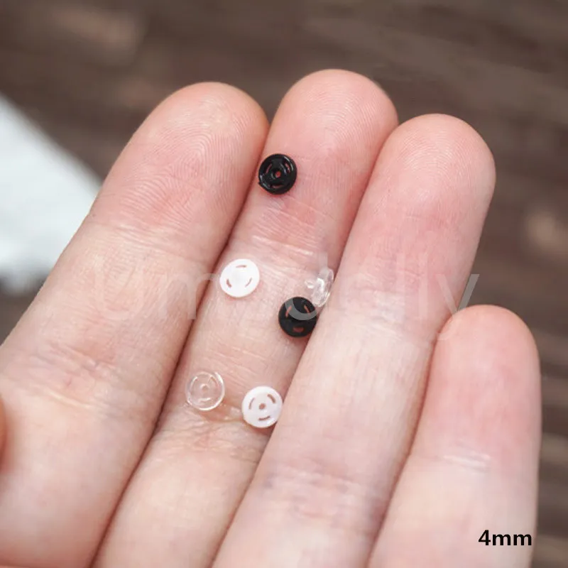 20/50 шт. 4 мм DIY BJD Blyth Кукла Одежда Мини Кнопка Пряжка невидимые защелки застежка