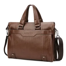 Мужской кожаный портфель, 14 дюймов, сумки для ноутбука, мужские деловые сумки на плечо, для мужчин, для офиса, высокое качество, мужской портфель, повседневный