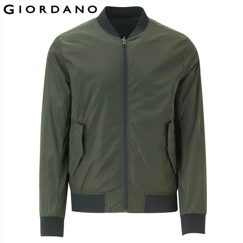 Giordano мужская двусторонняя куртка бомбер камуфляжная на молнии спереди Chaquetas Hombre