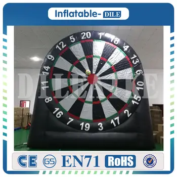 

single sides 4m/13ft inflatable soccer darts board inflatable foot darts games