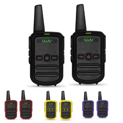 WLN KD C52 – MINI émetteur récepteur portatif KD C52, Radio bidirectionnelle, Station de Radio amateur, talkie walkie, cadeau pour enfants, 2 pièces 
