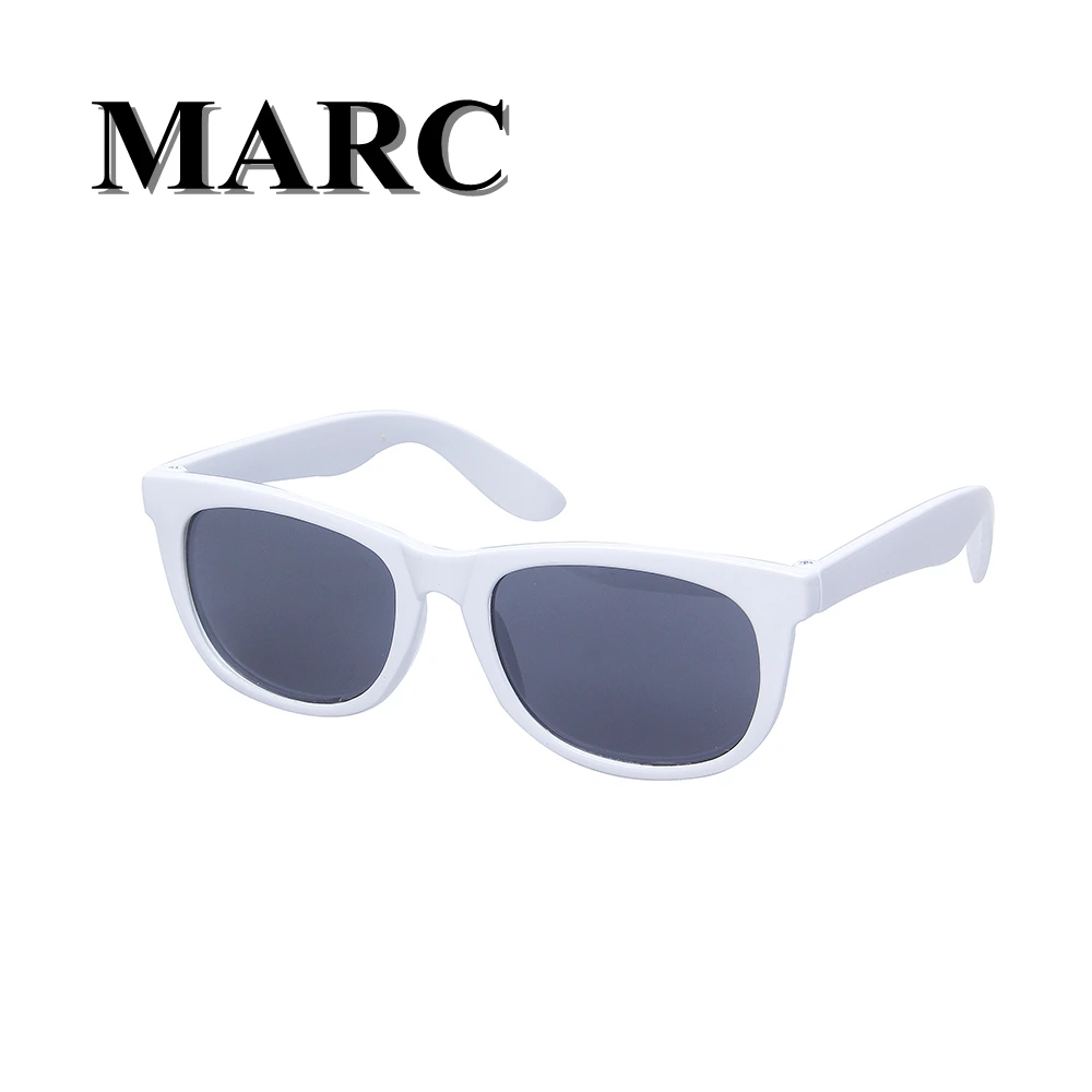 MARC UV400 WOMEN Oval Eyewear sunglasses White Pure color oculos