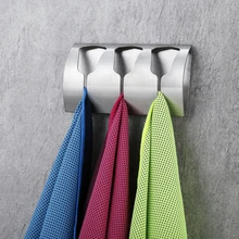 Strong Self Adhesive Triple Towel Holder Towel Rack Stainless Steel Coat Hook Eruopan Bathroom Accessories Wall Hanger Hat Hook Strong Self Adhesive Triple Towel Holder Towel Rack Stainless Steel Coat Hook Eruopan Bathroom Accessories Wall Hanger Hat Hook