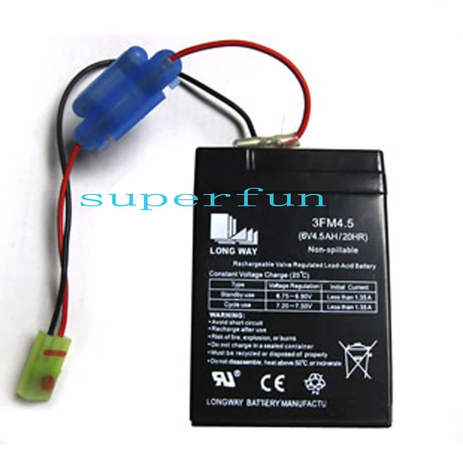 6v 7ah battery for ride on toy cars