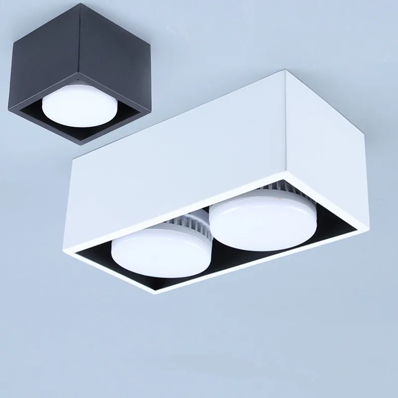 

Square COB LED Downlights 9W 18W Surface Mounted LED Ceiling Lamps Spot Light LED Downlights AC85V-265V