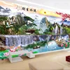 QIANZEHUI,DIY Diamond Embroidery,Round Diamond Flowing water scenery Full rhinestone 5D Diamond painting cross stitch,needlework ► Photo 1/6