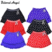Хлопковые юбки для девочек модная юбка-пачка для девочек Летняя стильная детская одежда плиссированные юбки для маленьких девочек праздничная одежда