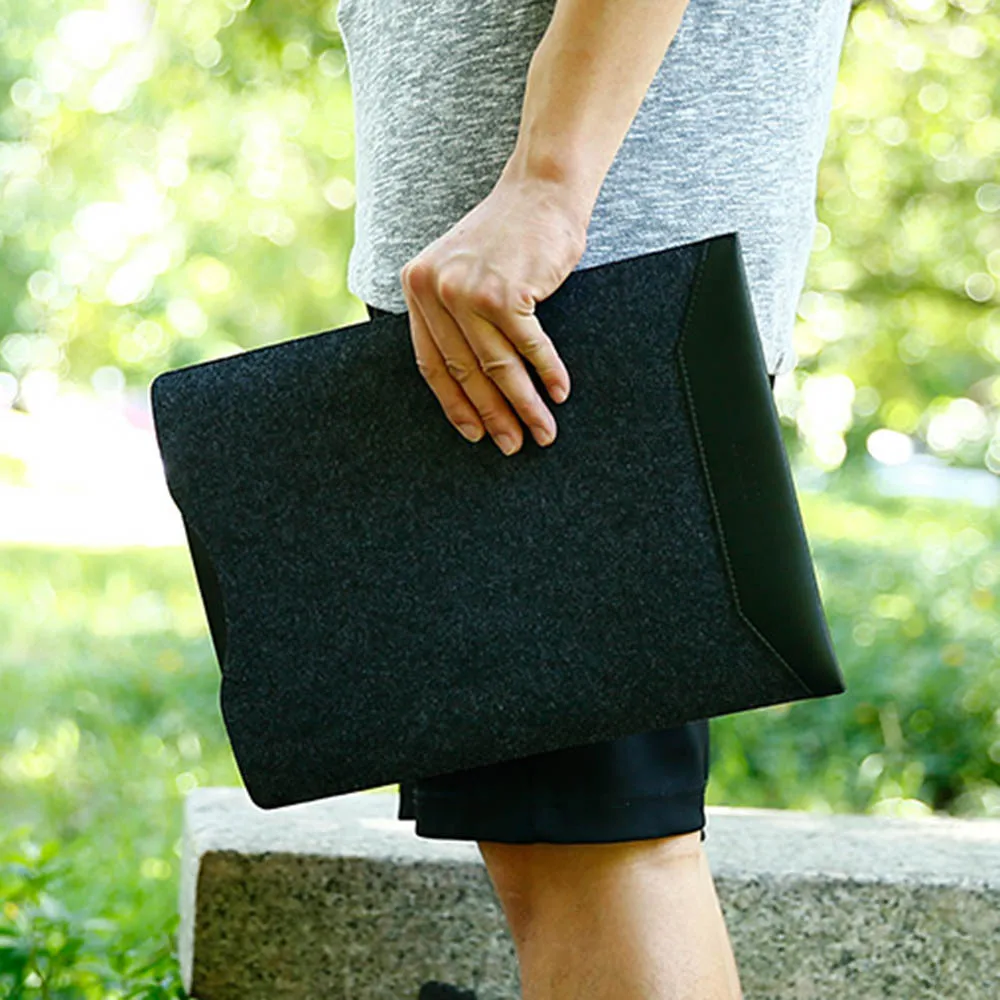 Простой войлочный кожаный чехол-вкладыш покрытие для сумки для Apple macbook Air Pro 15 дюймов чехол для ноутбука Macbook DTB0043 рукава Сумки