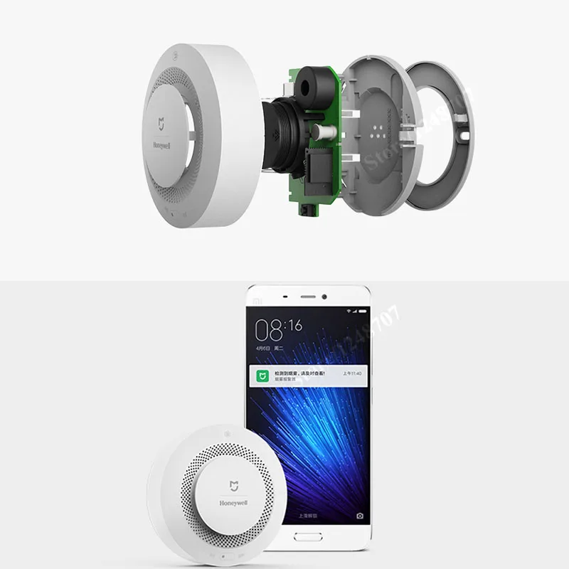 Оригинальный детектор пожарной сигнализации Xiaomi Honeywell Zigbee пульт дистанционного