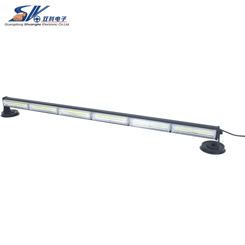 

36'' 90W brightest amber white COB LED Flash Car Emergency Warning Strobe traffic advisor Lightbar w/ Magnetic Base