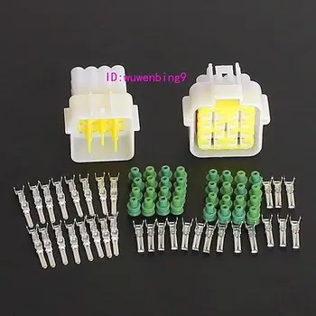 

2 sets Car Waterproof 16 Pin Electrical Wire Connector Plug AWG Car Motorcycle