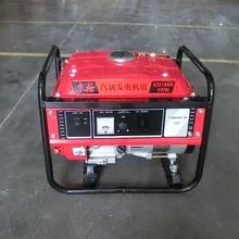 Kiger 1000W 220V 50Hz manual operation gasoline generator home generator power ,could custom-made with different plugs