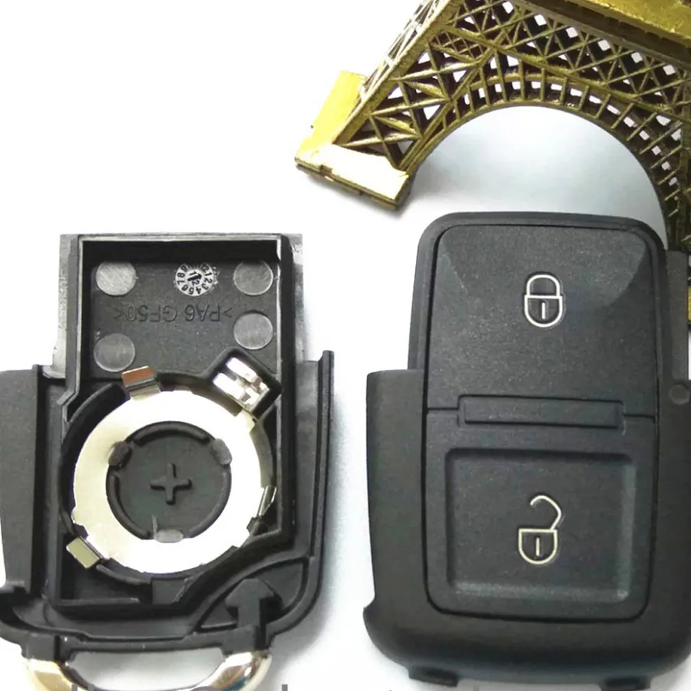 Folding Car Flip Remote Key 2 Buttons Replacement Case FOB Shell For Vw VOLKSWAGEN MK4 Seat