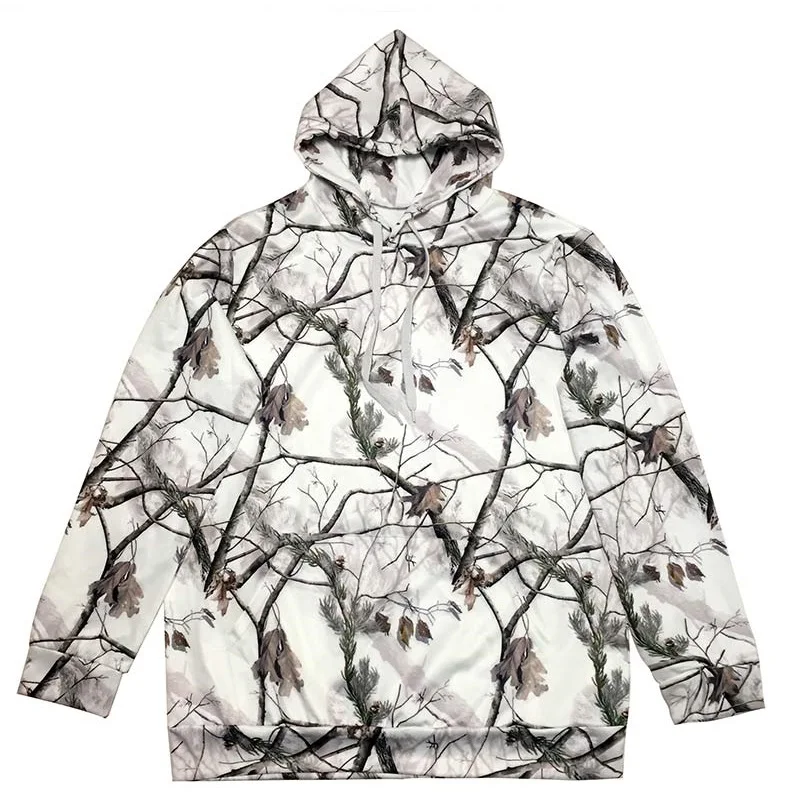 

Unisex Camouflage Pullover Hoodies Male Snow Camo Hoody Military Sweater Shirts Hoodie Fishing Clothing Camping Hunting Shirt