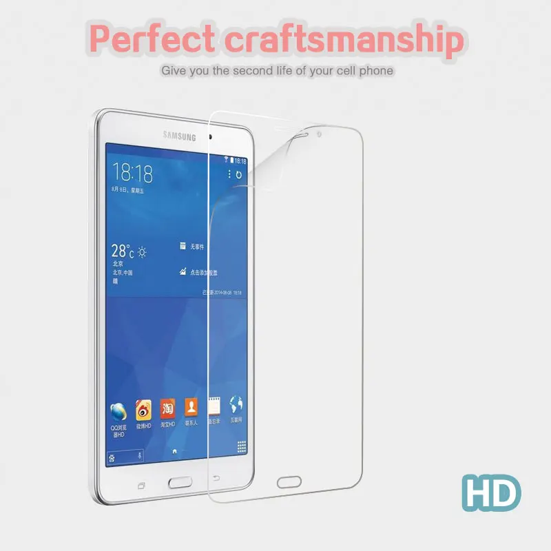

High Clear Glossy Screen Protector Film For Samsung Galaxy Tab 4 7.0 LTE T235 7" Tablet Anti-Scratch HD lcd protective Cover
