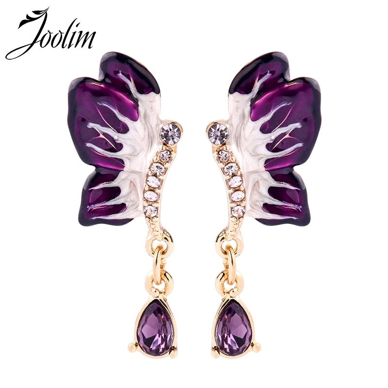 

Joolim Purple Butterfly Piercing Earring Drop Earring