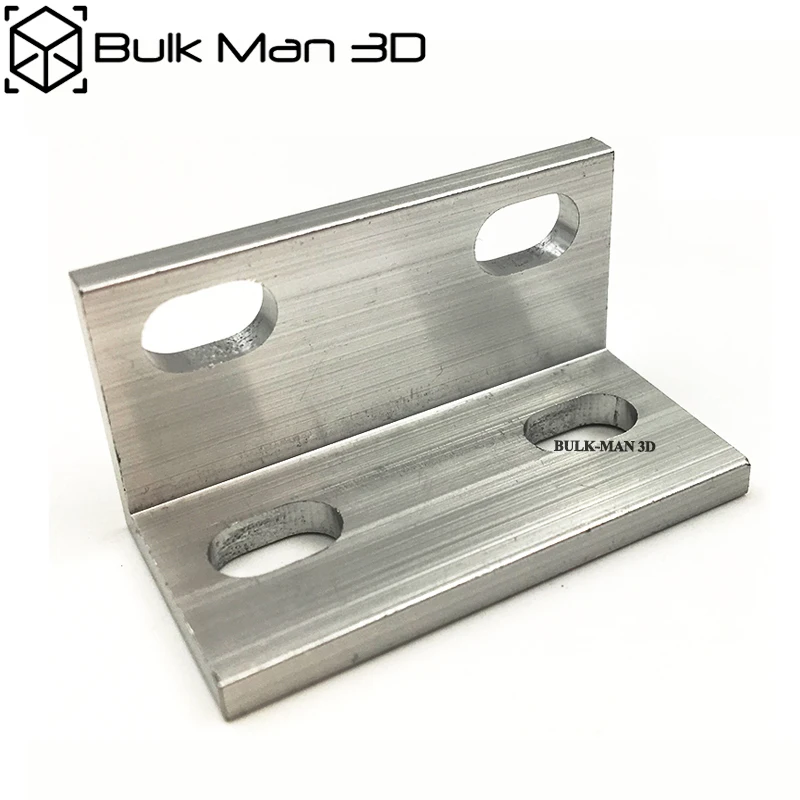 

10pcs/lot retail Smooth double Universal L bracket for 3D Printer, CNC Engraving Machine, V-slot, T slot Linear Rail