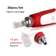 20 шт./лот 12 Pin из нержавеющей иглы картридж штыковой разъем для электрического Авто иглы для картриджей наконечники иглы татуировки