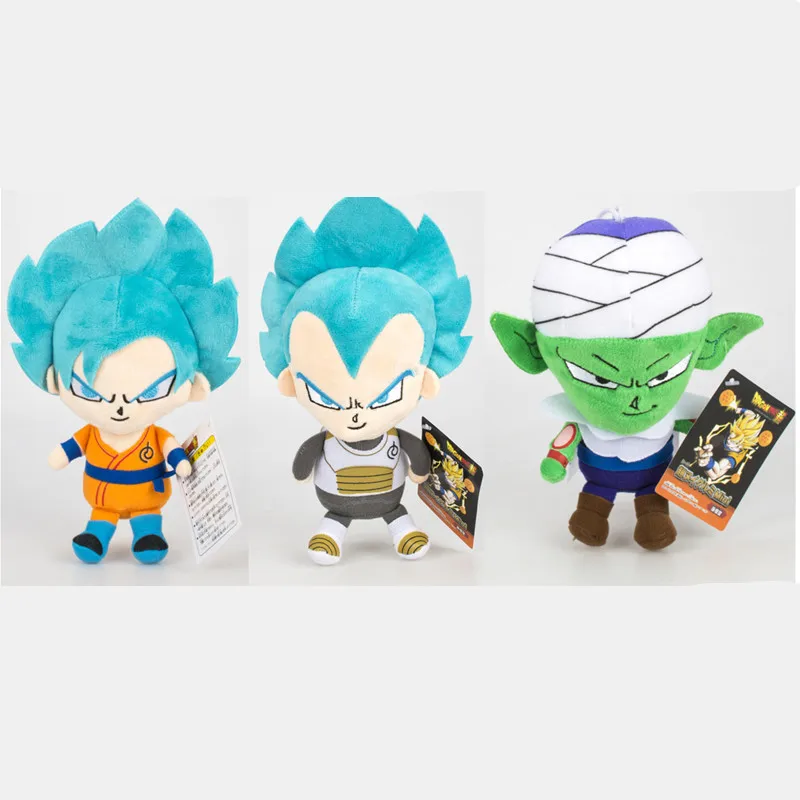 

Anime Dragon Ball Plush Doll Blue Hair Goku Kakarotto Vegeta Piccolo Super Saiyaman Creative Gift Lovely Plush Toy Y576