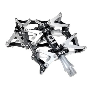 

Shanmashi 2Pcs Bike Pedals Mountain Bike Bearing Pedal Anti-Slip Lightweight Magnesium Alloy Mtb Road Bike Pedals