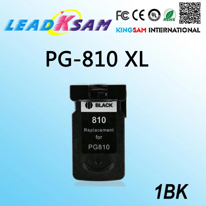 1PCS 810XL PG810 PG810XL PG 810 Black Ink Cartridge COMPATIBLE For CANON ip2770/ip2772/MP245