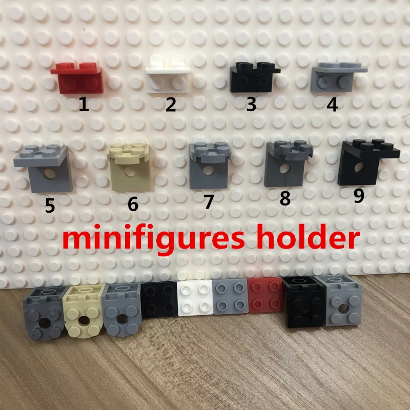 Dubbi DIY building block minifig show box&holder Toys ninjaago Educational Anime Compatible With Brands Baseplate for figures