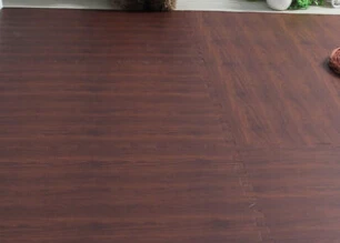 60cm Wood Grain Printing Puzzle Mats Foam Floor Carpet Crawling